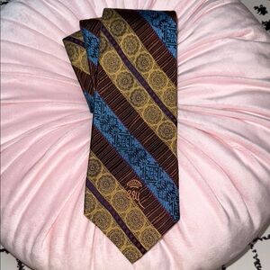 Countess Mara New York Multicolor Men’s Necktie - Patterned Tie - EUC
